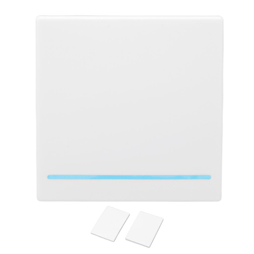 Wireless Light Switch Smart Remote Control Switch Wall Switch 433MHz for Home Office 1 Gang