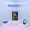 1,8-дюймовый экран Bluetooth 5.2 MP3-плеер беспроводной MP4-плеер встроенный динамик портативный стерео музыкальный плеер поддержка FM-радио запись электронных книг