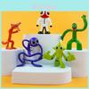 Коллекционный набор милых ПВХ фигурок Rainbow Friends, 8 разных персонажей