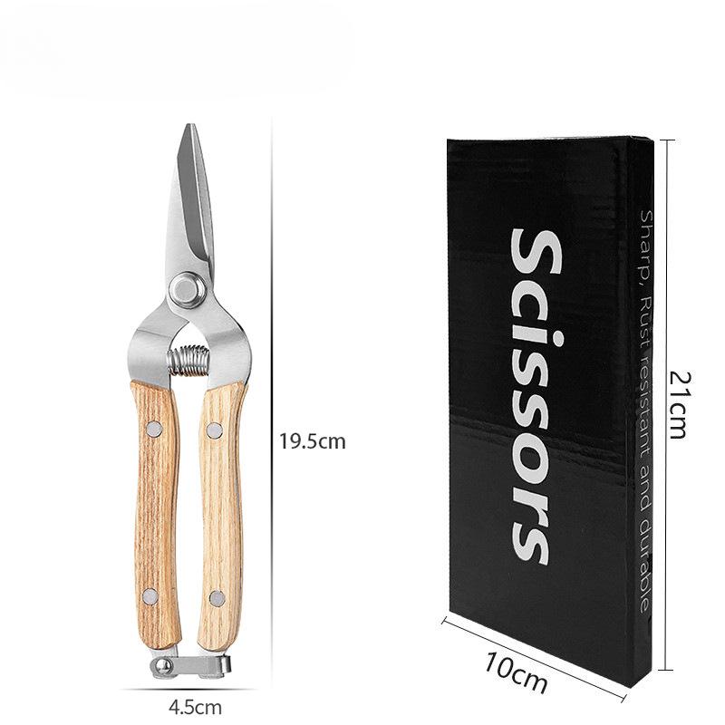 Ручка под дерево Садовые ножницы Ножницы для сбора цветов Ножницы для сбора веток Ножницы для фруктов Многофункциональные изогнутые ножницы Садовые инструменты