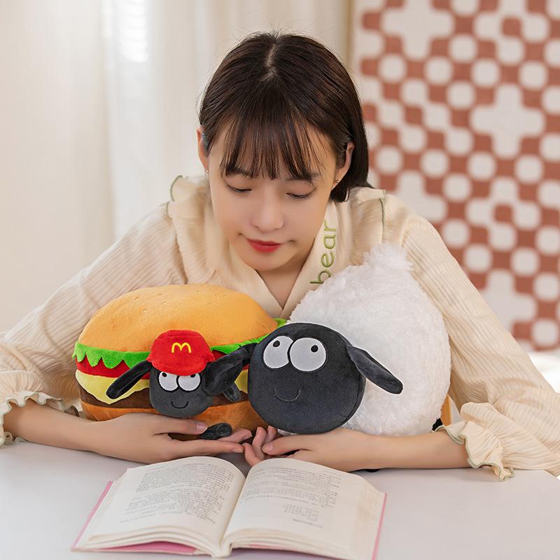 Плюшевая игрушка-подушка Барашек Рождественский Подарок на День Рождения Ребенку День Святого Валентина