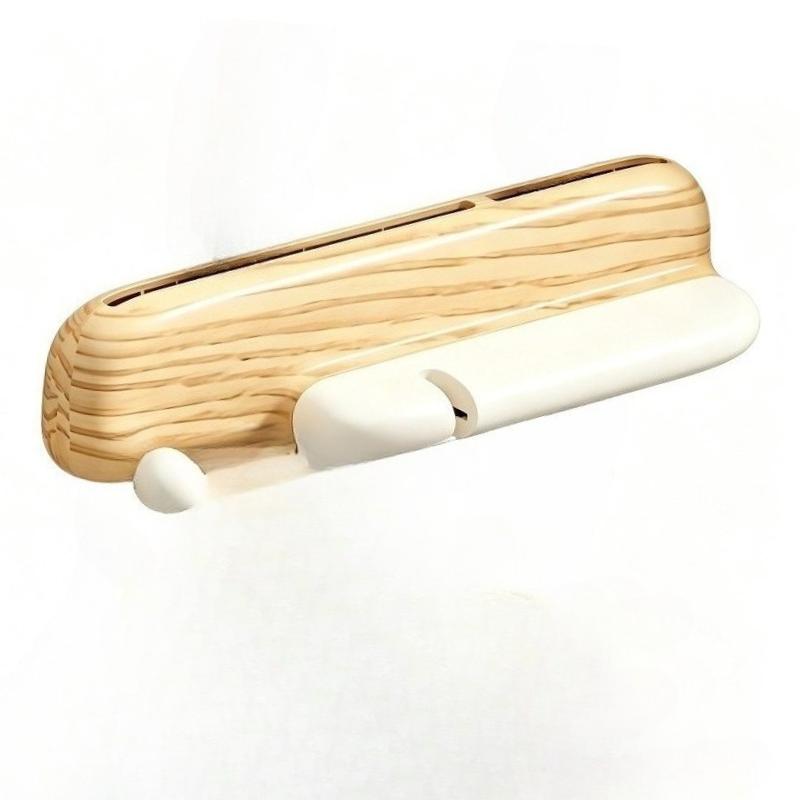 1 PCS Kitchen Knife Storage Rack with Magnetic Sharpening Stone 2-in-1 Wall Mounted Storage Knife Holder