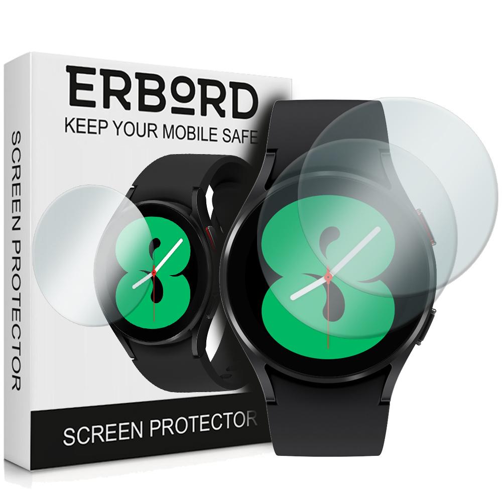 2x ERBORD Tempered Glass for Samsung Galaxy Watch 4 40mm, Glass