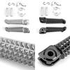 Motorcycle Front Foot Peg Footrest For Yamaha YZF R1 1998-2014 R6 1999-2014 R6S 2003-2008 2004 Aluminum Motor Pegs
