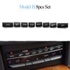 Car Central Console Air Conditioner AC Heater Button Switch Cover Climate Control Caps For Mercedes Benz E Class W212 2009-2016