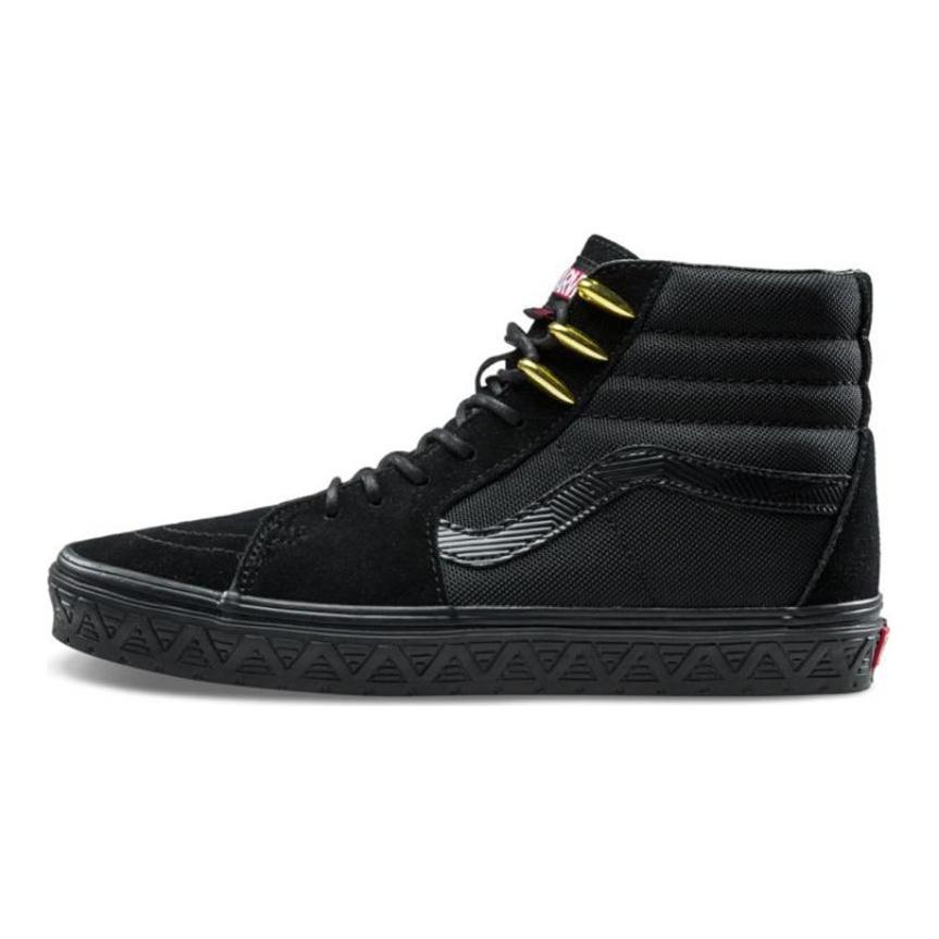 Vans Marvel X Vans SK8 HI 'Black Panther' Vans VN0A38GEUBH