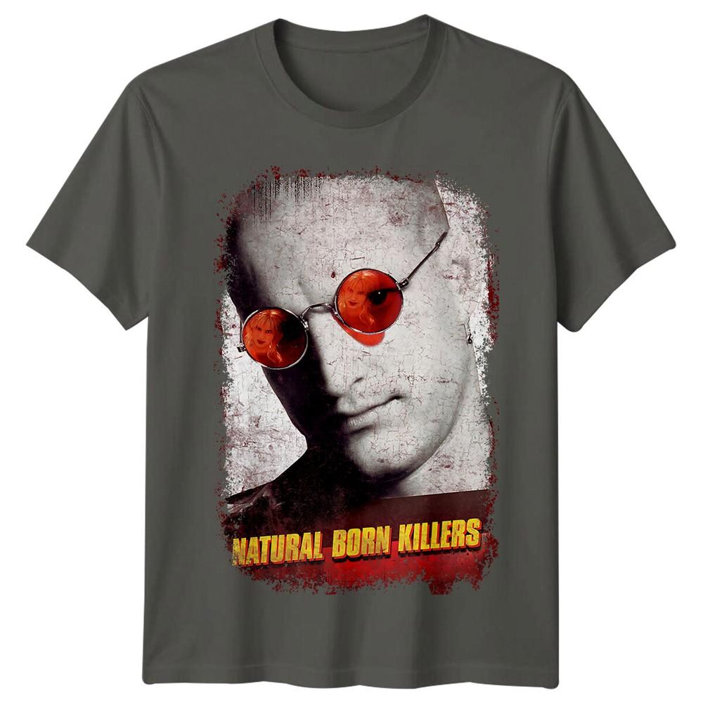 Natural Born Killers 1994 Movie Poster Inspired Tshirt Retro 90s Tee Unisex