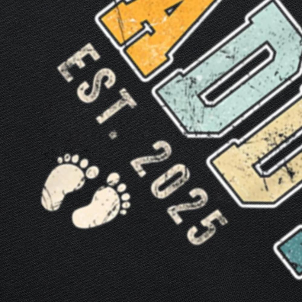 Funny Promoted To Daddy 2025 New Dad T Shirts Summer Graphic Cotton Streetwear Short Sleeve Birthday Gifts T-shirt Mens Clothing