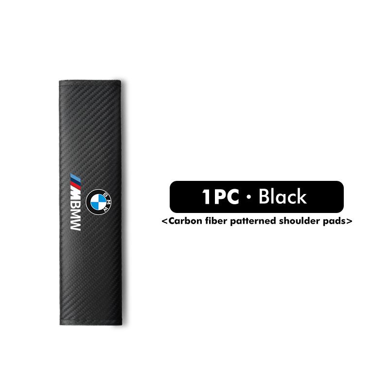 GTJK9 Car Safety Belt Shoulder Cover Carbon Fiber Protective Pad For BMW M Sport M2 M3 M4 M5 M6 E46 E90 E60 F10 F20 E87 X3 X6