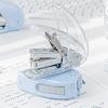 Kawaii Visual Transparent Large Capacity Stapler Student Learning Stationery Kit School Office Supplies