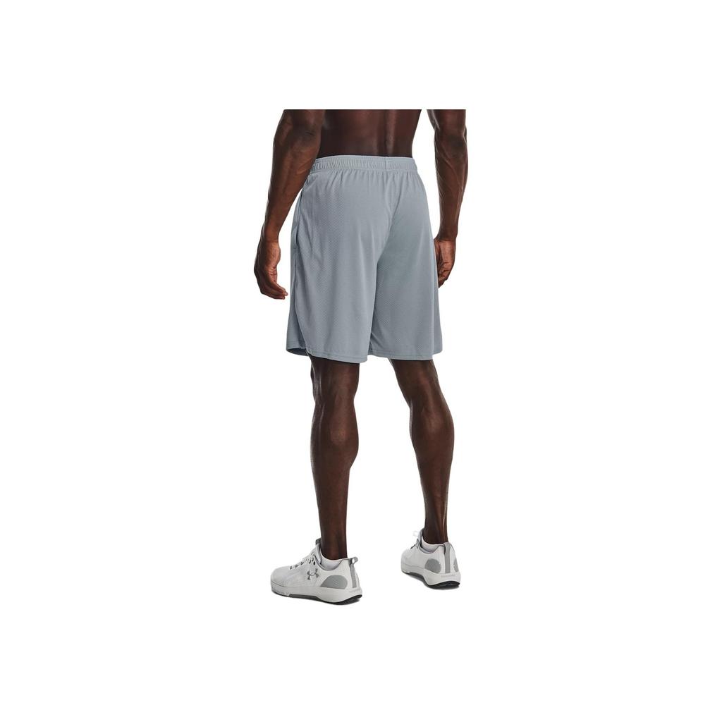 Under Armour Solid Logo Elastic Waistband Sports Shorts Men Bottoms Harbor-Blue 1328705-465