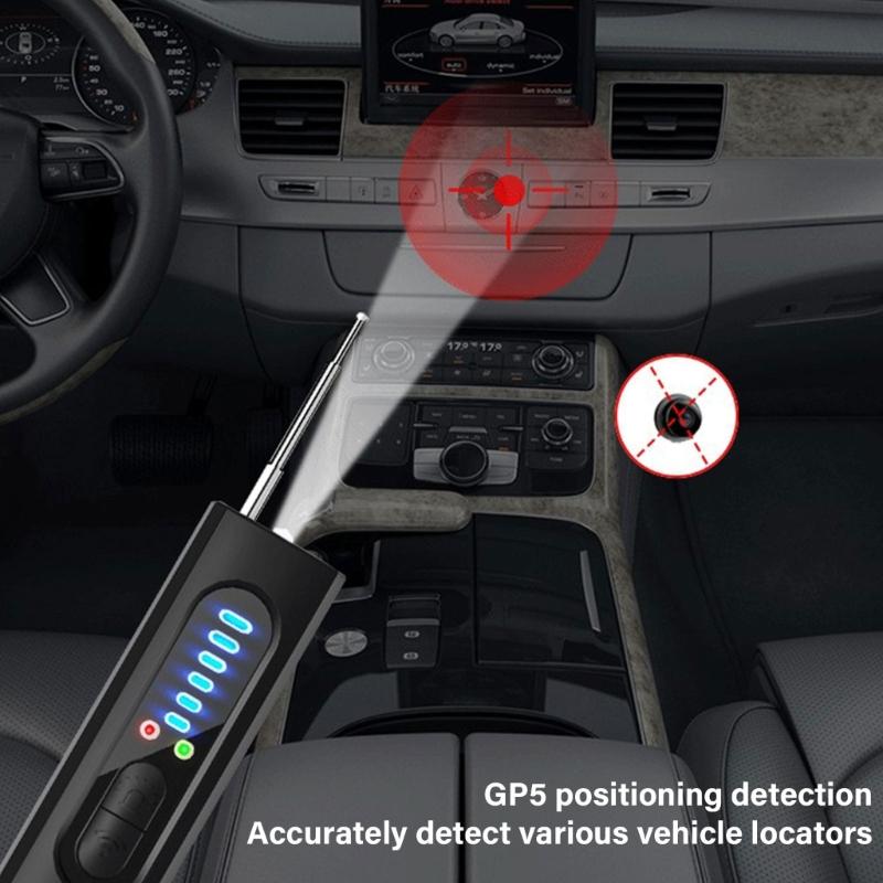 Wireless Hiddened Camera Detectors Spying Camera Finder for Home Office Travel 24H Battery with 6 Gears of Sensitivity