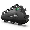 EU Warehouse 48V 30Ah Triangle Ebike Battery with 21700 Lithium-ion Cells 50A GPS BMS 4A Fast Charger