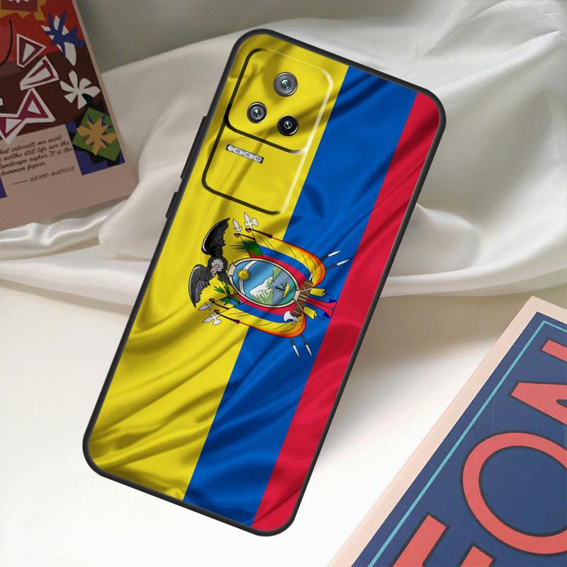 Ecuador Flag Case For POCO X6 Pro M6 X5 X3 M5s F3 F5 Xiaomi 14 Ultra 13 12 Lite 11T 12T 13T Pro Coque
