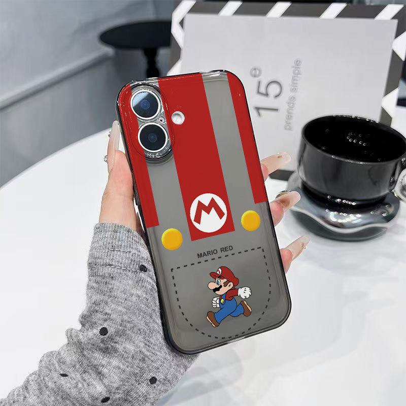 Противоударный чехол-накладка Mario для iPhone 17 Pro Max, 15, 14, 13, 12, XS Max