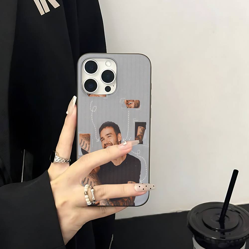Певец L-Liam P-Payne Для Телефона 17 16 15 14 13 12 11 Pro Max Plus Pro Air Чехол для Телефона Задняя Крышка с Гофрированной Полоской