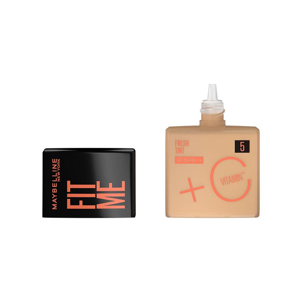 Maybelline New York Fit Me Fresh Tint 30ml With SPF 50 Vitamin C Natural Coverage Daily Makeup Shade 05