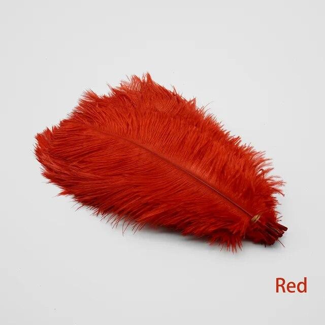 20 шт./лот, натуральные белые страусиные перья, аксессуары ручной работы, свадебные украшения для дома, Марди Гра, красочные плюмы, деко