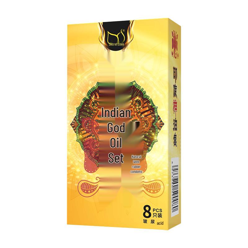 Презервативы Secret Love Delay King с ребристой текстурой – Долгоиграющие, с крупными частицами, текстура кошачьего языка