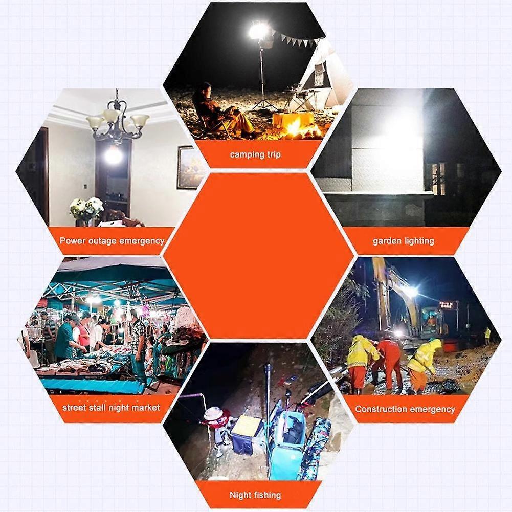 Solar Powered Outdoor Camping Light Long Battery Life Strong Light