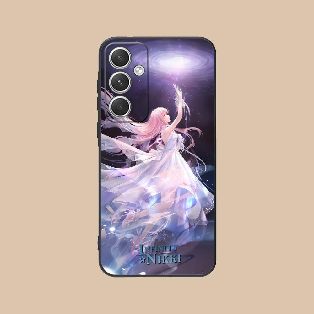 Чехол для смартфона Infinity Nikki для Samsung Galaxy S24 S23 S22 S21 S20 S10 S9 Plus FE Ultra Lite Черный