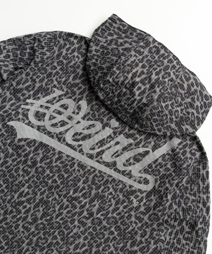 WEIRDWORLD Reflective Leopard Anorak Grey