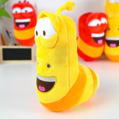 Мультяшная плюшевая игрушка-червяк, мягкий плюшевый червячок, украшение в форме червяка