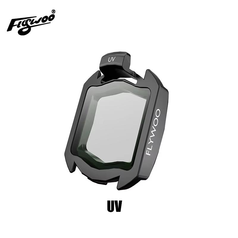 Комплект широкоугольных ND-фильтров FLYWOO O4 для DJI O4 Air Unit UV/ND4/ND8/ND16 для съемки с дрона Антибликовый набор фильтров для объектива камеры