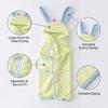 Super Absorbent Dog Hooded Bathrobe Coral Fleece Adjustable Dog Bath Towels Soft Warm Pet Quick Drying Towel Indoor Use