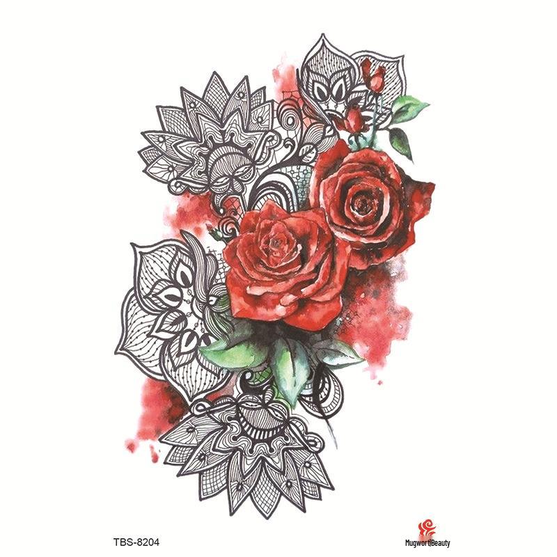 Водонепроницаемый набор тату-наклеек на всю руку с тотемными символами