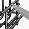 No-Hole Refrigerator Side Shelf Carbon Steel Cling Film Storage Rack Fridge Shelf Rack  Kitchen