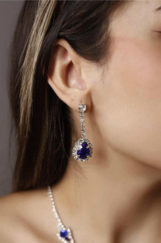 Посеребренный камень Хюррем, ожерелье и серьги, комплект для особых случаев, свадебный комплект, колье