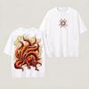 Hot Sale Anime Naruto Kurama Manga Graphic Print T-shirt Men Women Streetwear Harajuku Fashion Casual Oversized Top Cotton Solf Summer New Tee