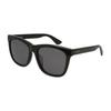 Gucci Square Frame Panel Minimalist Sunglasses Black