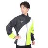 Mizuno Active Warmer Tennis Thermal and Size M Jacket, Water-Repellent, 62MEA502, Black/Lime Green,