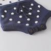 2024 Spring Handmade Wool Baby Jumpsuit - Knitted Wool Ball Romper for Infants