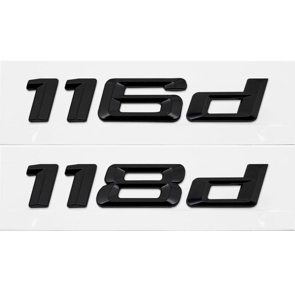 For BMW F52 F40 F20 F21 E81 E82 E87 E88 DIY Sticker Rear Trunk Badge Plastic Decal 1 Series 116d 118d car accessories ue2