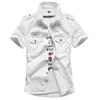 Summer Shirt Men 'S Short -Sleeved All -Match Loose Shirt All -Match Workwear Casual Shirt