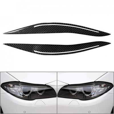 2x Накладки на фары "Брови" для BMW 5 серии F10 2014-2016