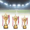 1 шт. Золотая награда Настраиваемый трофей 29/33/36/41/46/51 см Футбольная медаль Трофей чемпионов Соревнование