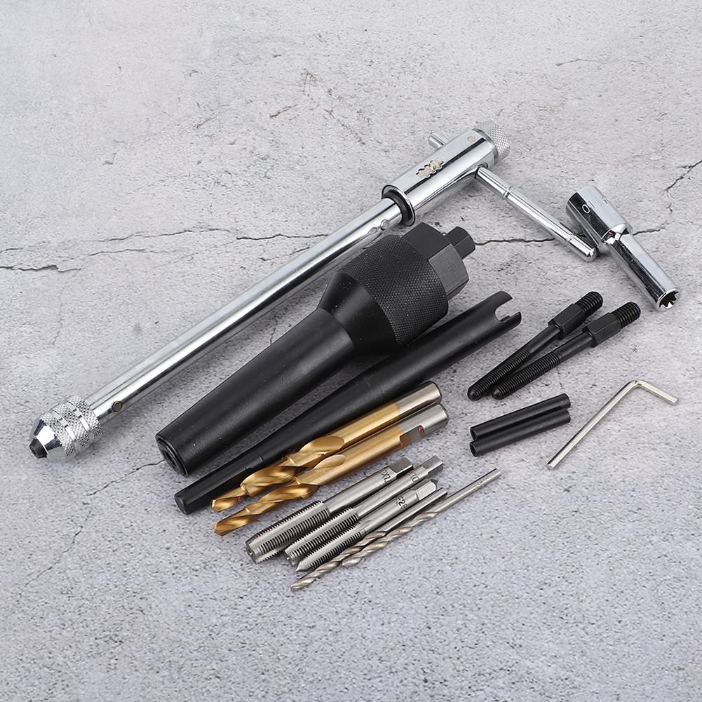 16pcs Damaged 0.3in 0.4in Glow Plug Remover Portable Removal Tool Kit for Cylinder Heads