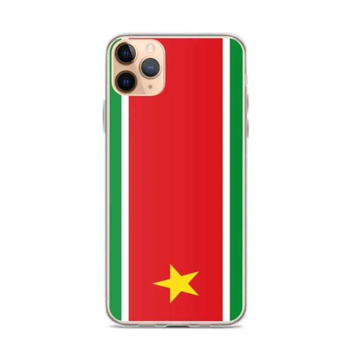 Coque iPhone - Guadeloupe - Drapeau - Souple - Multicolore - TPU Transparent