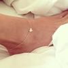 Anklet Sexy Fashion Women Love Heart Ankle Chain Anklet Bracelet Love Peach Heart-shaped Anklet