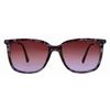 Suzy Levian Women S Purple tortoiSe Square lenS Silver Accent SunglaSSeS Purple