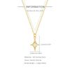 Серебряное ожерелье со звездой S925, женское, легкое, роскошное, нишевое, дизайн, высокое чувство, простое, индивидуальное ожерелье Xiaohongshu