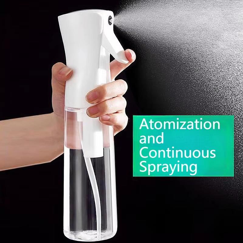 200ml High Pressure Oil Sprayer Bottles Hairdressing Spray Bottle Plant Water Refillable Continuous Mist Sprayer Plastic Containers