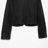 Womens Faux Suede Jacket Short Length Zipper Front Street Style Outerwear 2026