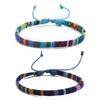Pack of 12 Cotton Linen Bracelets Versatile Woven Bracelets Accessory Braided Chain for Daily Wear Dates Parties