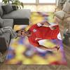 Manchester Player Portrait Carpet Design for Dormitory Dining Room Playrooms Game Room Antislip Carpet Office home decor