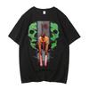Oversized T-Shirt Cotton T-Shirts Resistance Novelty Tshirt for Men's Summer Short Sleeve Clothes One Piece Anime Clothes